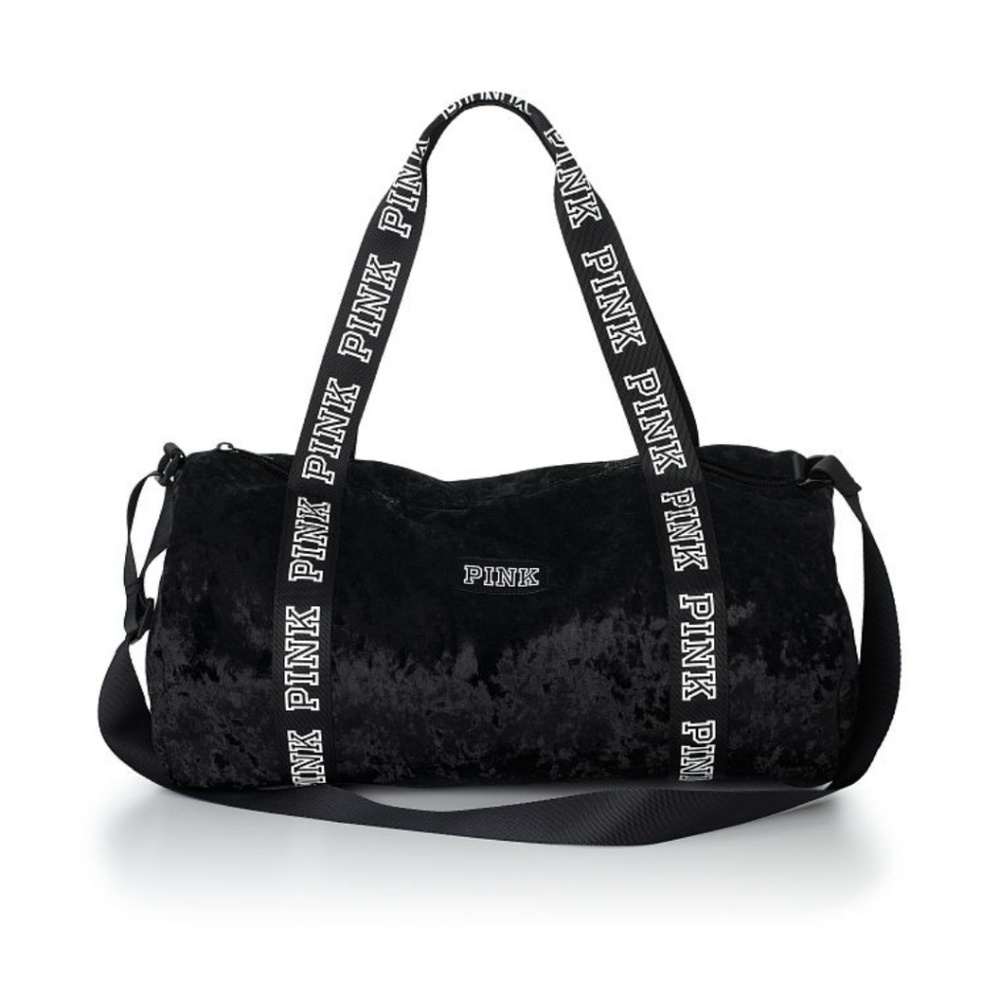 Pink Velvet Duffle